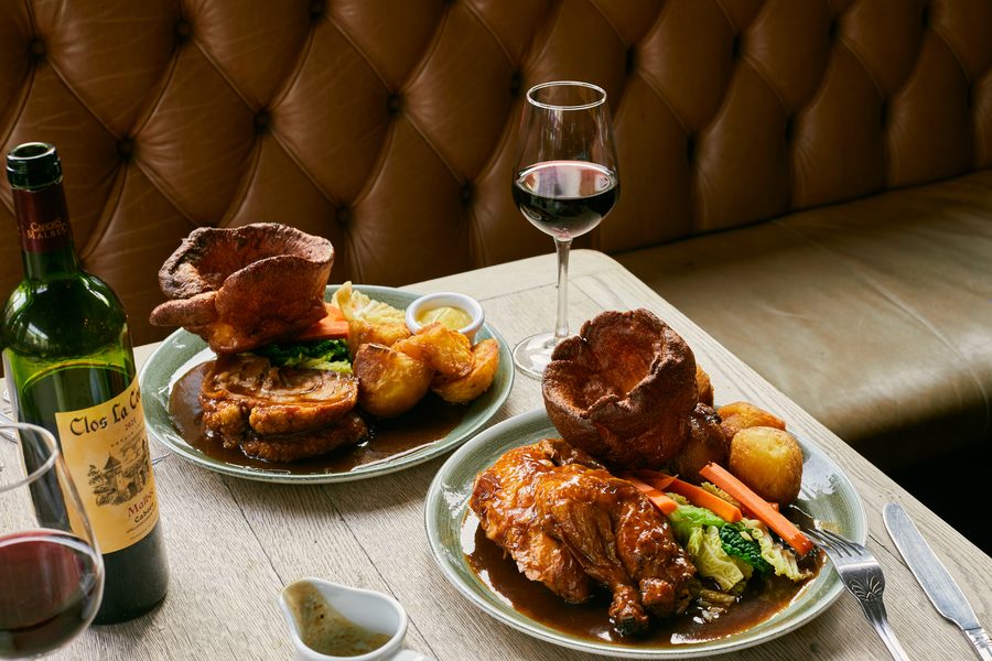 Sunday roast at The Three Crowns
